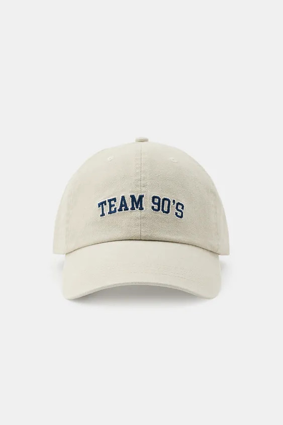 CONTRAST EMBROIDERY TWILL CAP | Zara DE