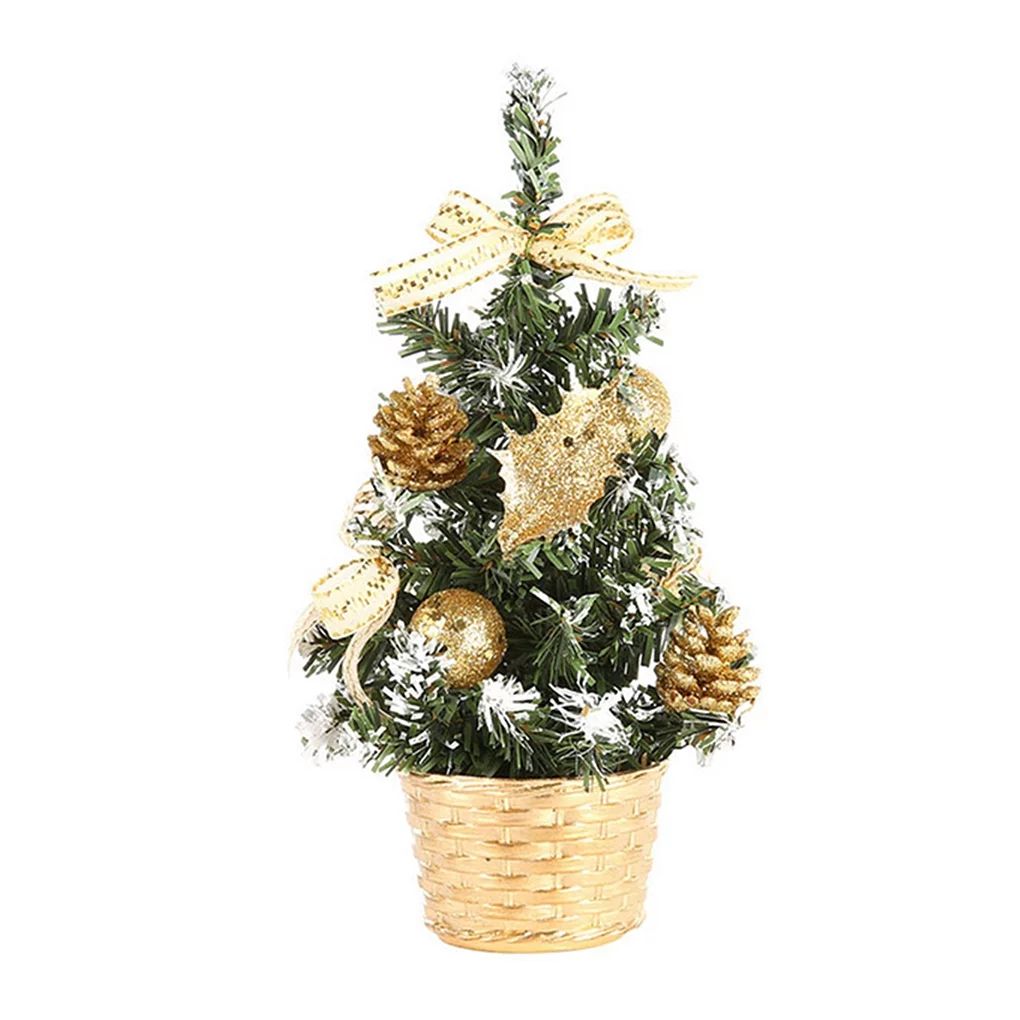 20cm Christmas Pine Tree Artificial Small Fake Decoration DIY New Year Atmosphere Hotel Ornament,... | Walmart (US)