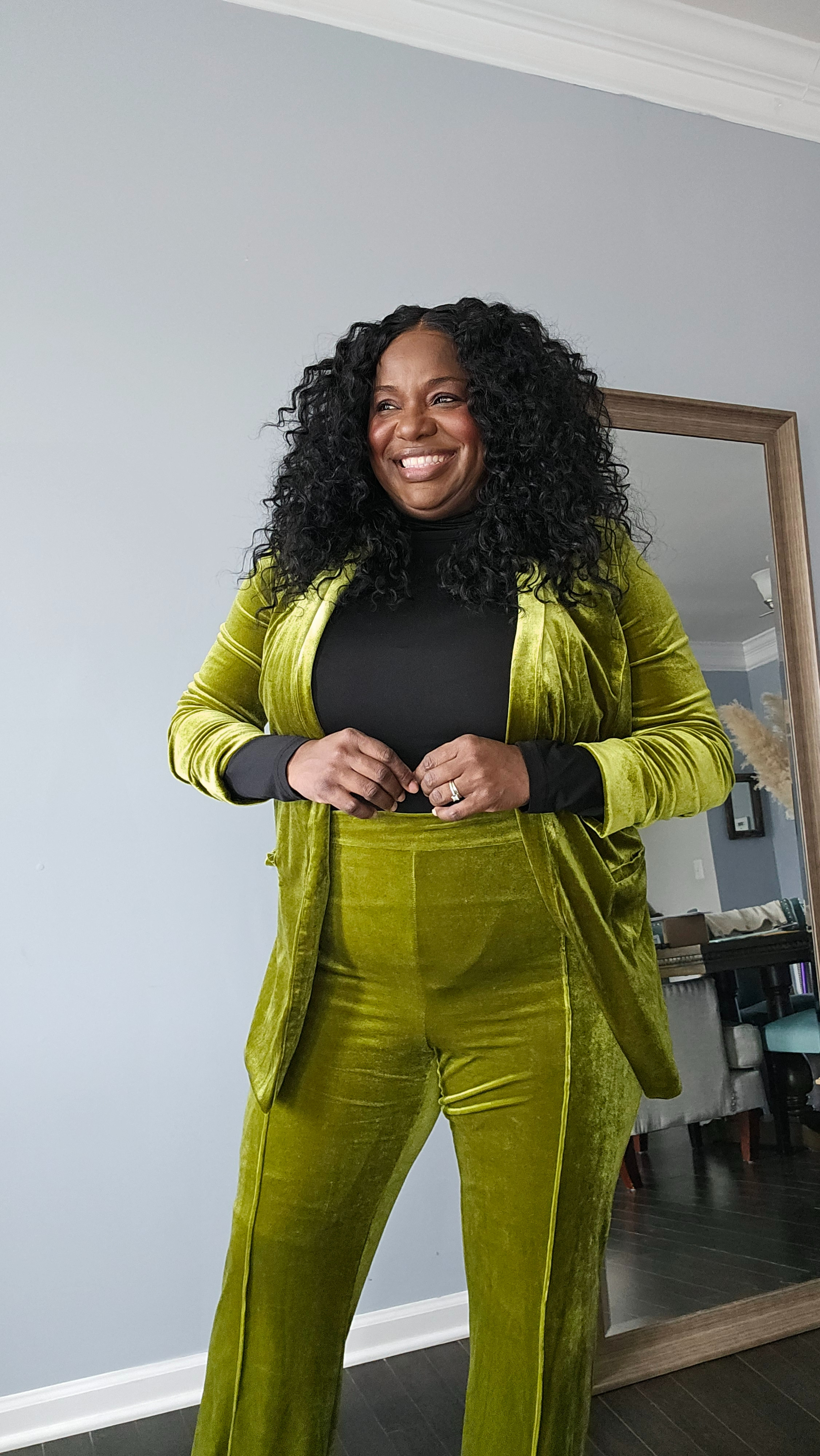 This is my version of everyday luxury.

A soft velvet set that feels elevated but still wearable in real life.

Easy, comfortable, and confidence-boosting—especially if you love pieces that do the most with minimal effort.

Linked here ✨ 

 #LTKOver40 #LTKMidsize #LTKFindsUnder100