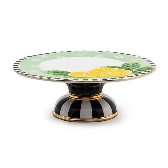 Lemon Large Pedestal Platter | MacKenzie-Childs