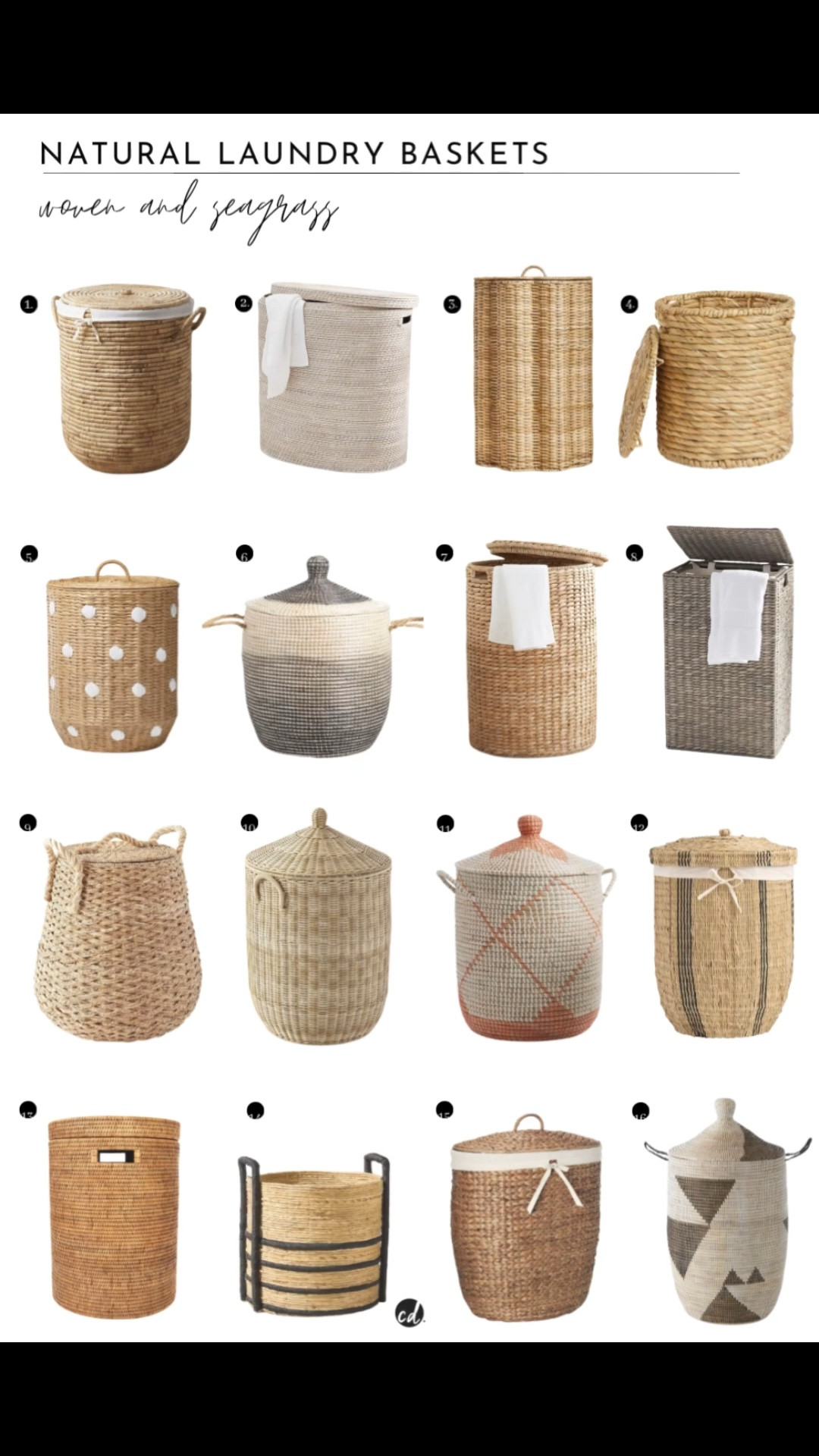 Natural Woven Laundry Baskets Roundup

#LTKHome