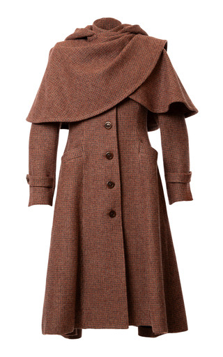 Oxford Hooded Wool Coat | Moda Operandi (Global)