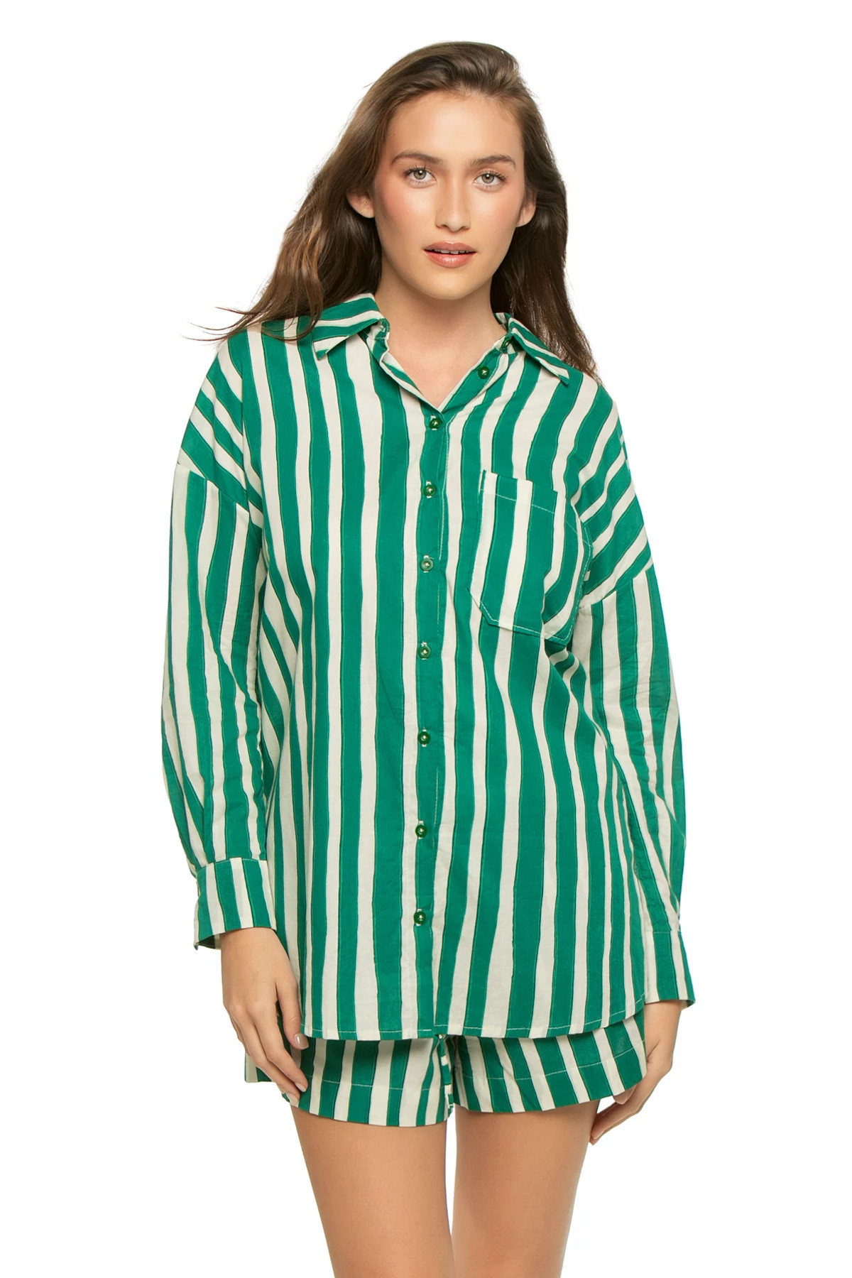 Jennifer Cotton Long Sleeve Shirt | Everything But Water