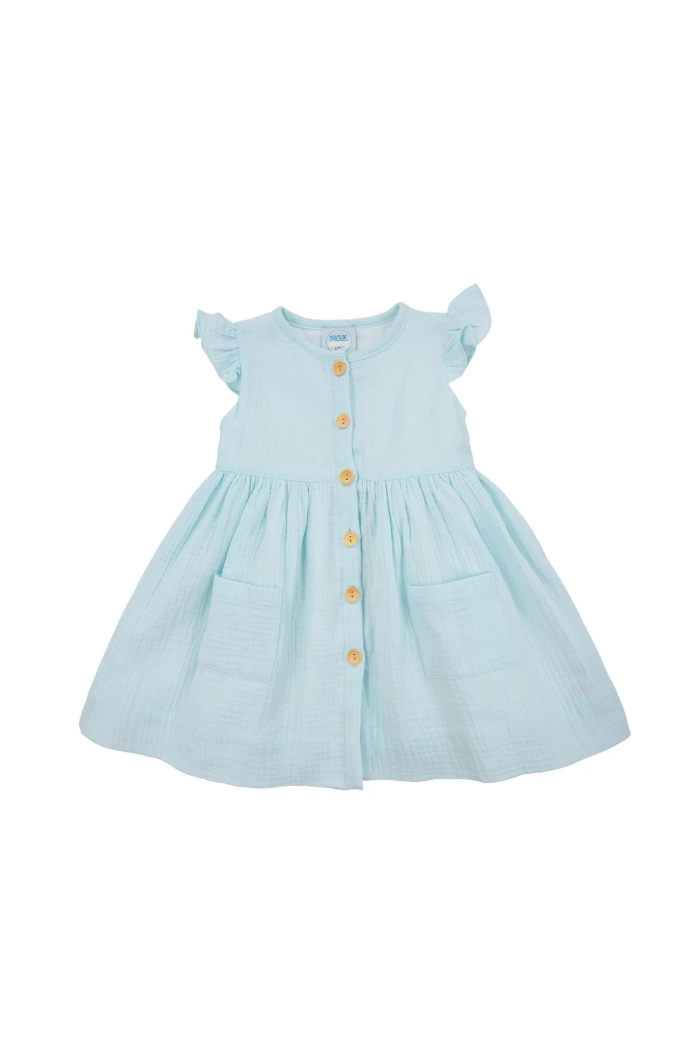 Girls Skye Blue Dress | Sugar Dumplin' Kids