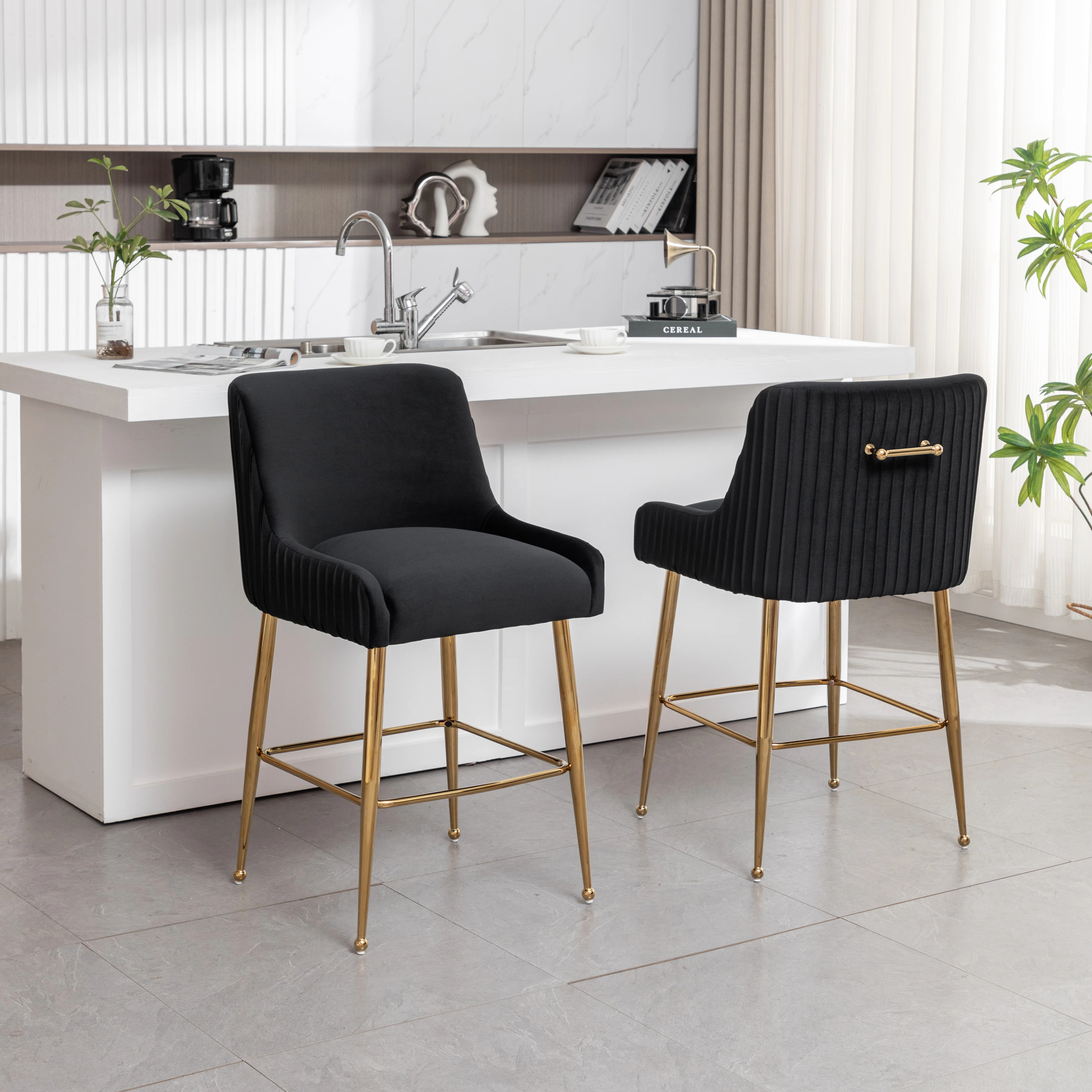 Everly Quinn Baudel Zanthia Counter Stool & Reviews - Wayfair Canada | Wayfair North America