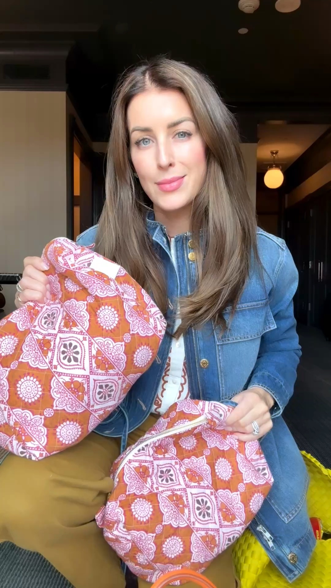 What's in my travel bag for Aspen — because you always ask and I finally filmed it. 🏔️
This tote. I bought it on a recent trip and the color I have is nearly impossible to find anywhere right now — but I linked five neutral colors I love just as much. Honestly I have my eye on the brown shade next because it would tie everything together so much better — I just went with what I had and here we are.
The little cosmetic bags though. So pretty, come in another color, and the size is just perfect for travel. These are staying in my rotation for a long time.
Laptop was also in there somewhere — apparently not when I filmed this. You get the idea. 🤣
And these pants. So fun. I am already on the hunt for the perfect boot to wear with them — something that goes on sale this fall, lower heel than what I have on here, maybe a snake print to pull all the tones together. I will report back when I find it.
Everything linked. 🔗 Link in bio.
Save this for your next travel bag inspo. 🔖

#LTKTravel #LTKOver40