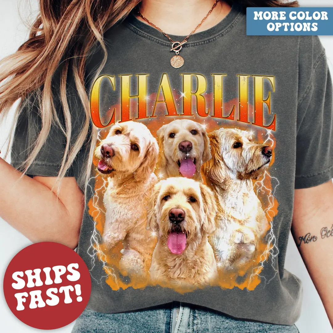 Comfort Colors Custom Bootleg Shirt, Custom Pet Shirt, Custom Dog Shirt, Dog Remembrance Gift - E... | Etsy (US)