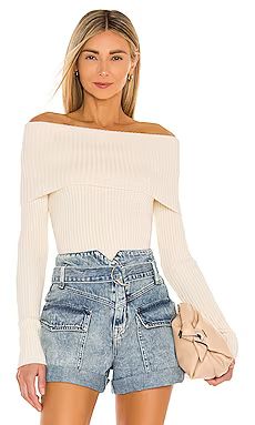 MAJORELLE Mareen Sweater in Ivory from Revolve.com | Revolve Clothing (Global)