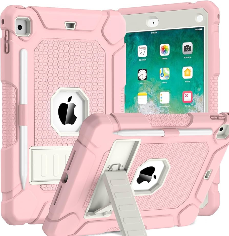 BMOUO Case for iPad 6th 5th Generation (iPad 9.7 inch, 2018/2017), Shockproof Protective iPad 9.7... | Amazon (US)