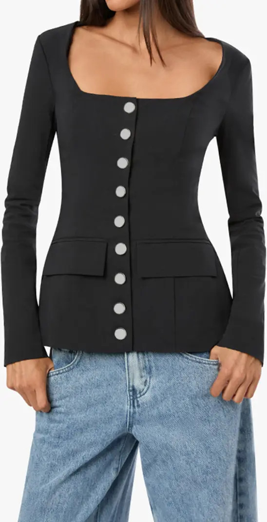Boatneck Peplum Blazer | Nordstrom