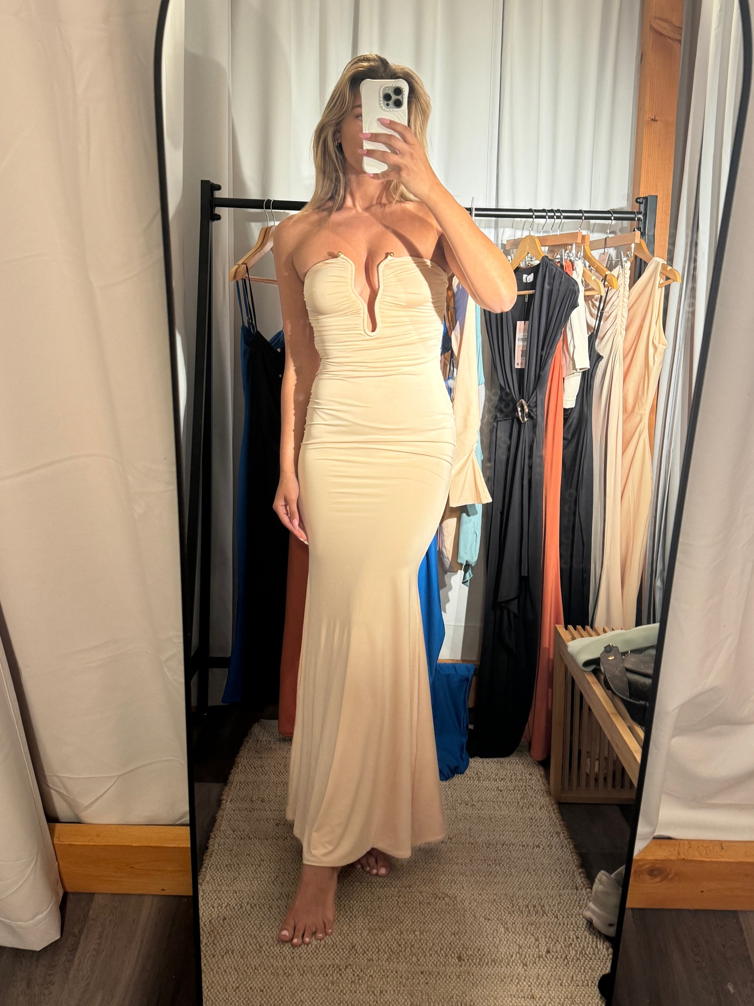 Oh Polly cream dress✨ perfect for any party! 

#LTKfindsunder100 #LTKwedding