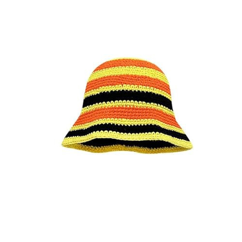Molodo Crochet Bucket Hat for Women Knitted Fisherman Hat for Autumn Winter Trendy Handmade Bucket Cap for Travel Fishing Hat | Amazon (US)