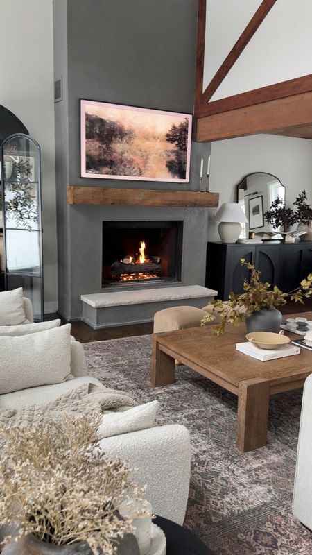 Cozy, organic modern, neutral, earthy great room inspo. Mixing textures is my biggest tip for creating a space that’s inviting and cozy yet interesting!

#LTKMostLoved #LTKVideo #LTKhome