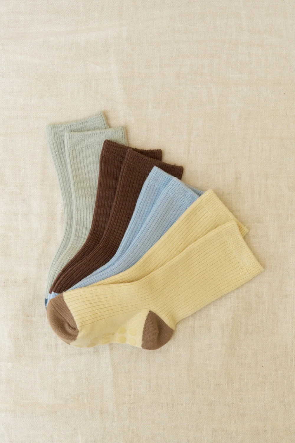 [25FW] Easy-Fit Ribbed Socks (2P) | Konny Baby