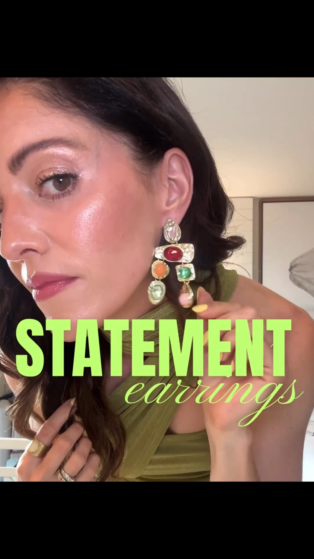 Statement earrings