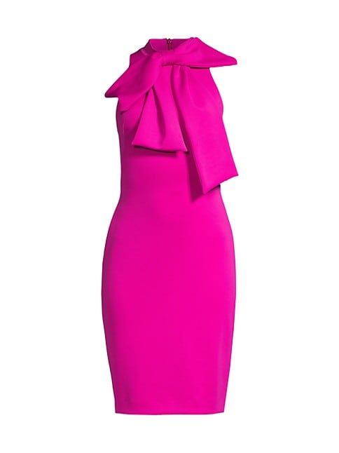 Von Bow-Neck Sheath Dress | Saks Fifth Avenue