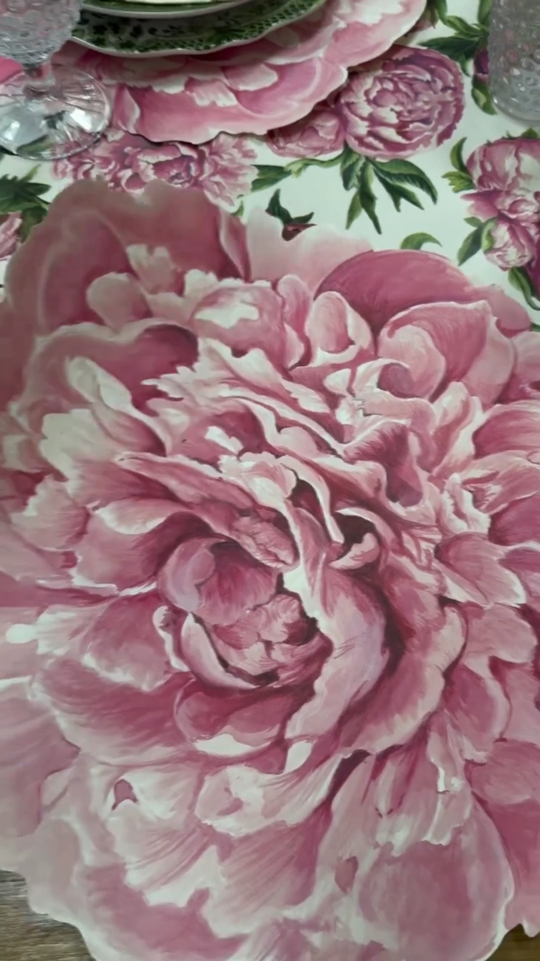 As a former wedding planner, I’ve seen countless tablescapes over the years, but this Hester & Cook collection at Dillard’s Home completely stopped me in my tracks.

The oversized peony placemats, coordinating bow placemats, and floral table runner create a designer look that feels custom and elegant.

At first glance, I honestly thought I was looking at specialty linens.

Instead, these are beautifully designed paper tabletop pieces that make entertaining easy while still creating a stunning presentation.

Perfect for bridal showers, tea parties, garden gatherings, birthdays, luncheons, or anytime you want to make guests feel special.

Inspired by a beautiful Hester & Cook display I discovered at Dillard’s Home. I’ve linked similar entertaining finds in my LTK oversized peonies may be my favorite detail of all. 🌸

Would you have guessed these gorgeous peonies and bows were paper instead of fabric? Let me know below! 👇🌸

Shop these looks on my LTK link:
https://www.shopltk.com/explore/KimKingSmith
#HesterAndCook #Tablescape #TablescapeInspiration #PeonySeason #peonylover