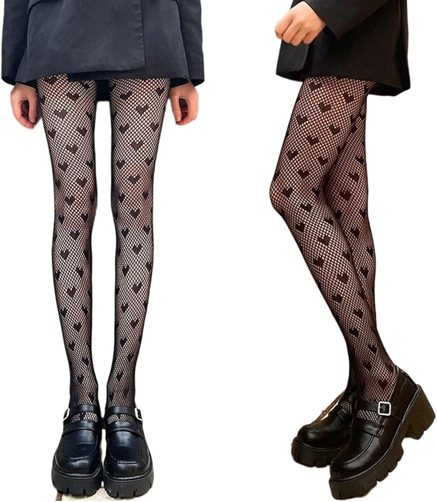 Verdancy 2Pcs Women’s Ultra Stretchable Pantyhose Hollow Floral Patterned Lace Stockings Fishne... | Amazon (US)