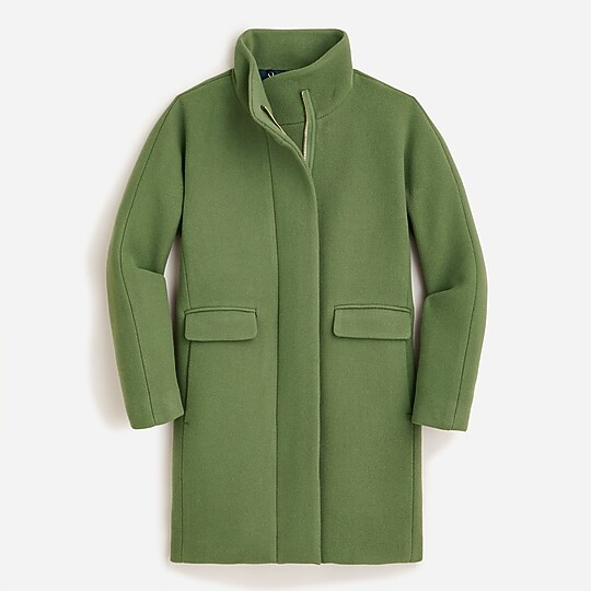 New cocoon coat in Italian stadium-cloth wool | J. Crew US