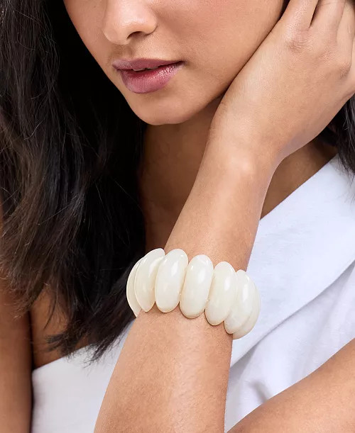 Plastic Shell Stretch Bracelet | Macy's