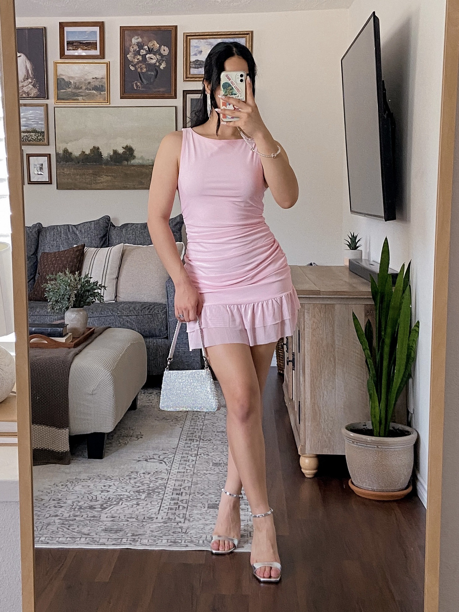 1 out of 4 ways to style a pink mini dress for summer 🌸🌷🎀💗

i’m wearing this dress from amazon in a size medium and it fits true to size. the dress is double-lined, stretchy, and super cute with the ruching and ruffle detailing. 

🏷️: summer dress, wedding guest dress, sleeveless dress, mini dress, party dress, casual dress, pink dress, amazon fashion find

#LTKSeasonal #LTKSummerEdit #LTKStyleTip