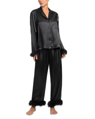 Feather Trim Pajama Set | Bloomingdale's (US)