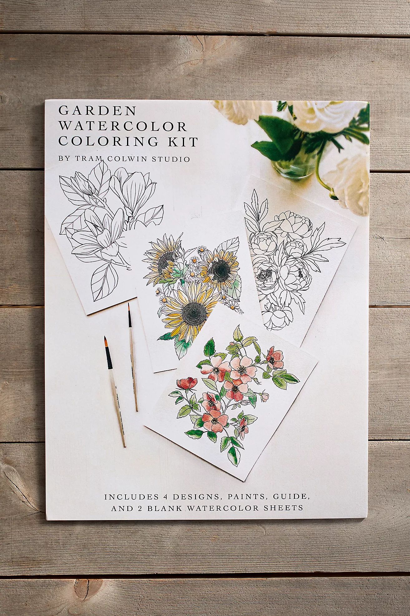 Garden Watercoloring Kit | Anthropologie (US)