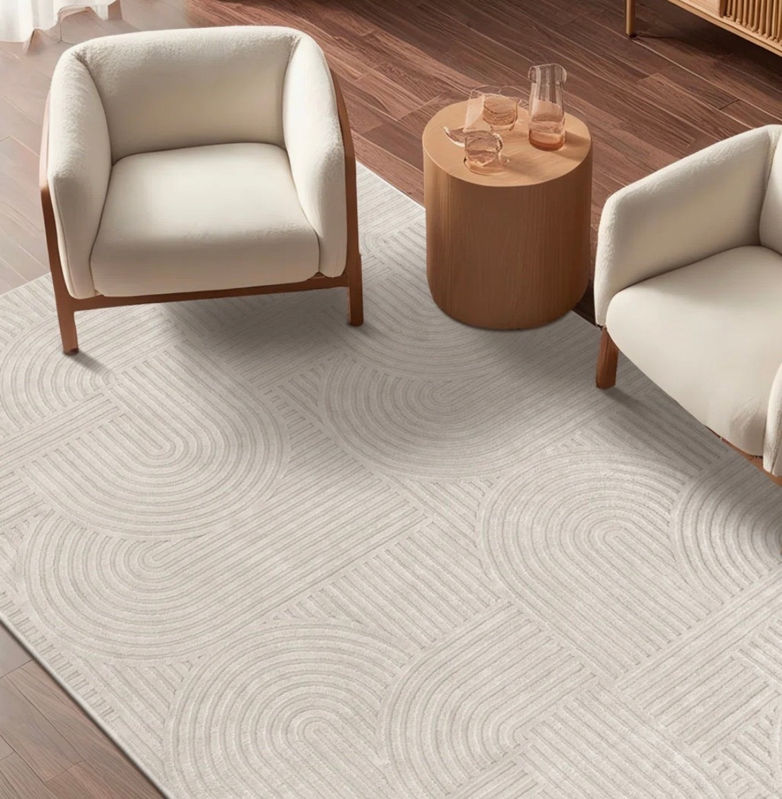 The new rug I got for my dad’s apartment 