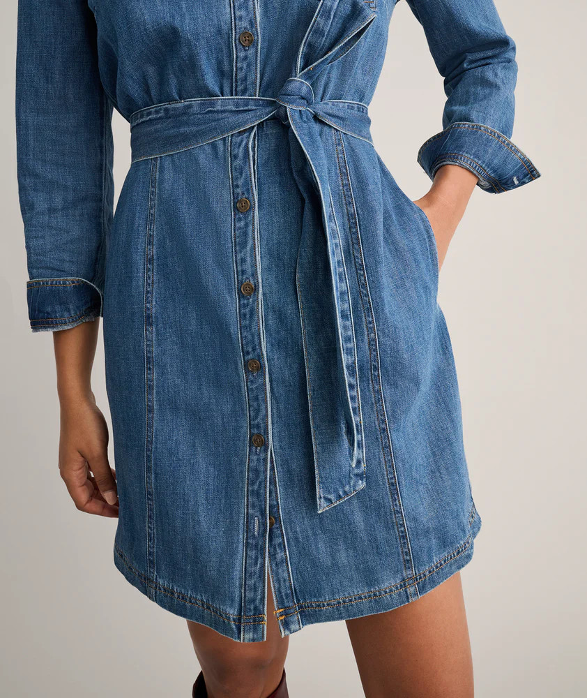 Denim Lea Shirtdress | UNTUCKit (US)