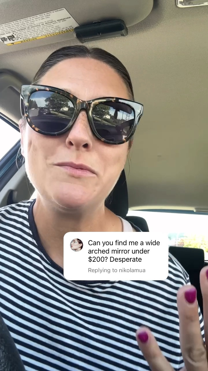 Need something? I got you! ❤️

This stunning arched mirror is not only modern and chic, but it’s also under $200! You can hand on the wall or use the tilt bar to sit it on the floor. And the best part is that it’s made of shatterproof glass so it’s kid & pet-proof. It comes in black and gold so you can get whatever style suits your vibe. 

#walmart #lookforless 

#LTKSaleAlert #LTKxWalmart #LTKHome