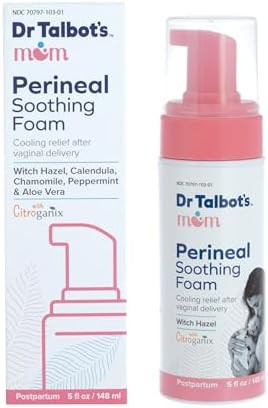 Dr. Talbot's Mom Witch Hazel Perineal Soothing Foam – Cooling Relief for Postpartum Care – 5 ... | Amazon (US)