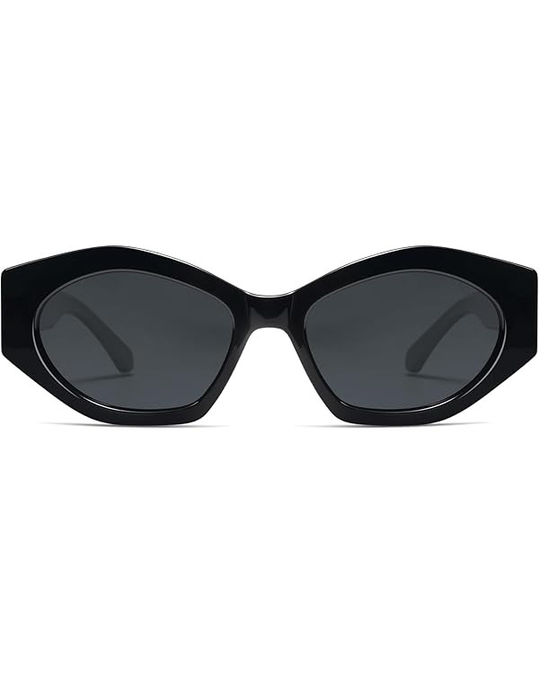 SOJOS Trendy Hexagonal Polarized Sunglasses for Womens Mens,Retro Polygon Shades Plastic Frame Su... | Amazon (US)