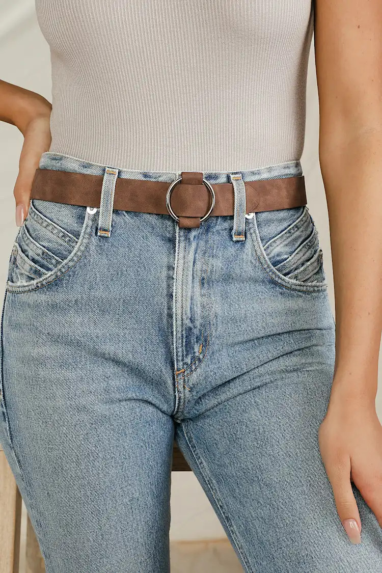 Effortless is More Brown Ring Belt | Lulus (US)