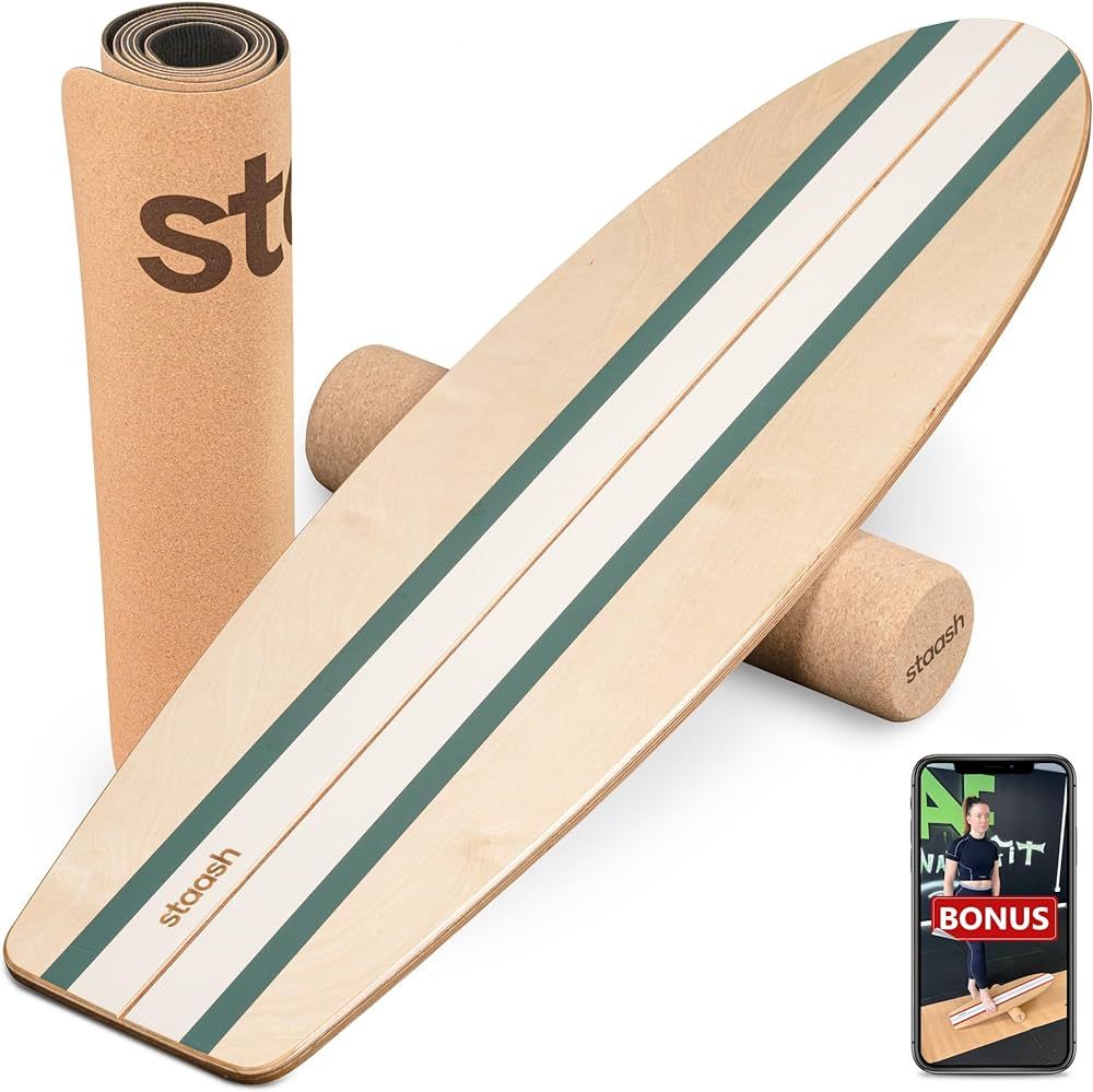 STAASH® Balance board trainer - incl. 2 accessories + FREE Videos Training Program | Amazon (US)