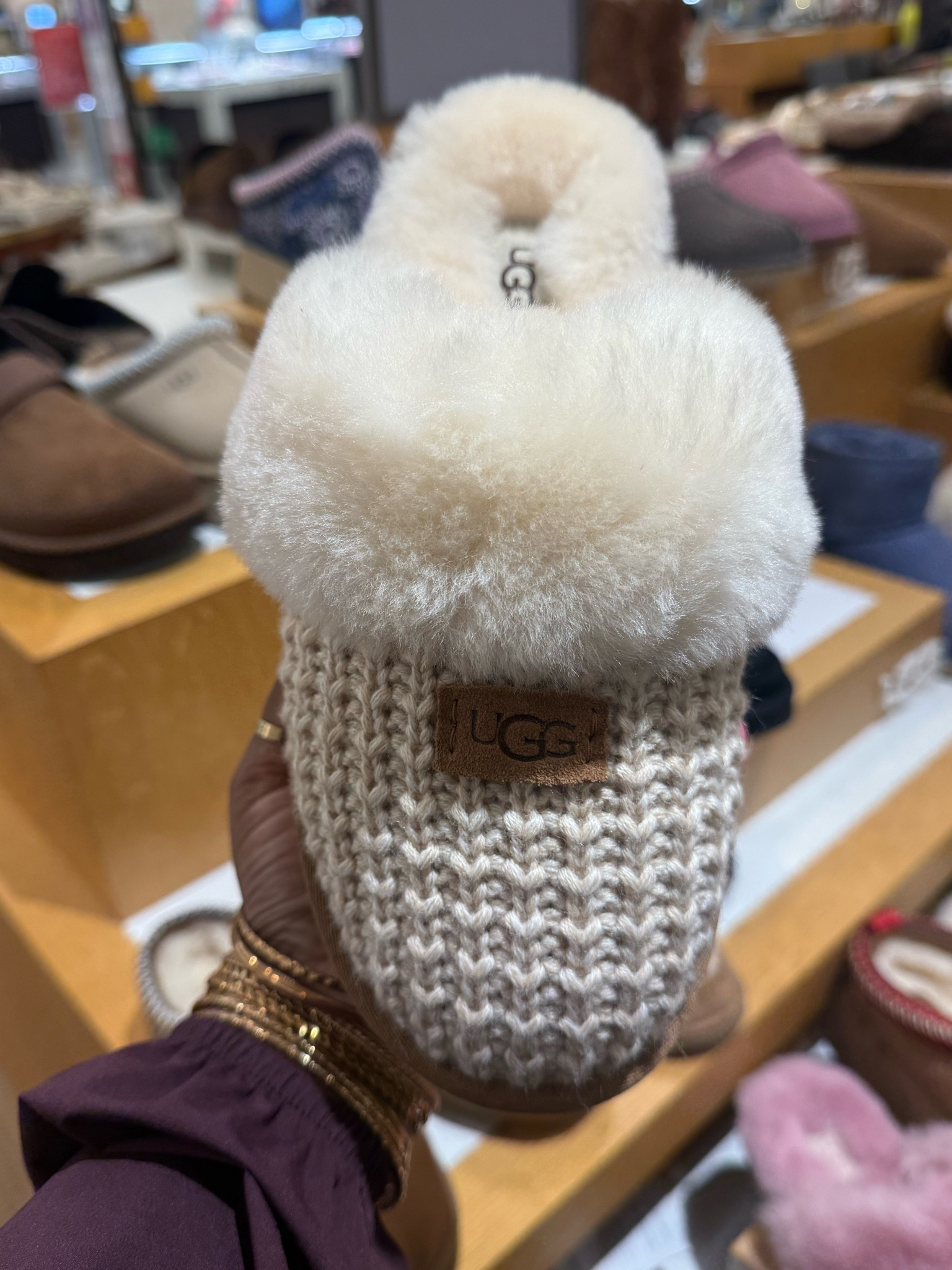 Cozy season is calling! 🤎 These UGG knit slippers at Dillard’s are giving all the fall-at-home vibes. The chunky knit + fluffy lining is SO cute and cozy. Perfect for gifting too!

#LTKSeasonal #LTKootd #LTKgrwm
