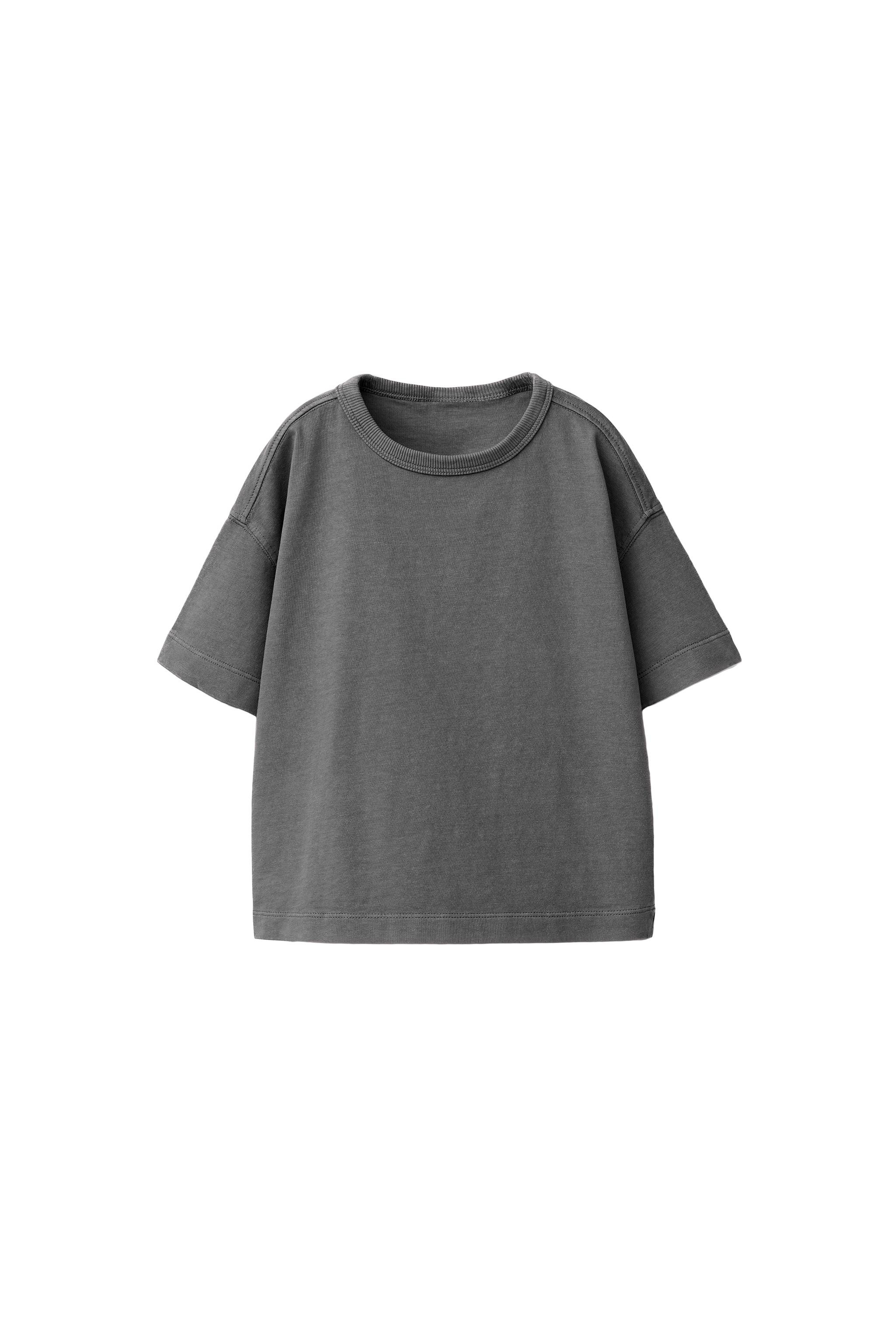PLAIN GARMENT DYE T-SHIRT | Zara US