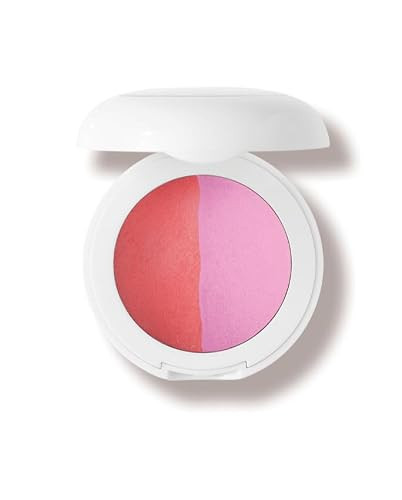 Dibs Beauty The Duet Baked Blush Duo, 0.19 Oz, Pop Star - Poppy Pink/Poppy Coral | Amazon (US)