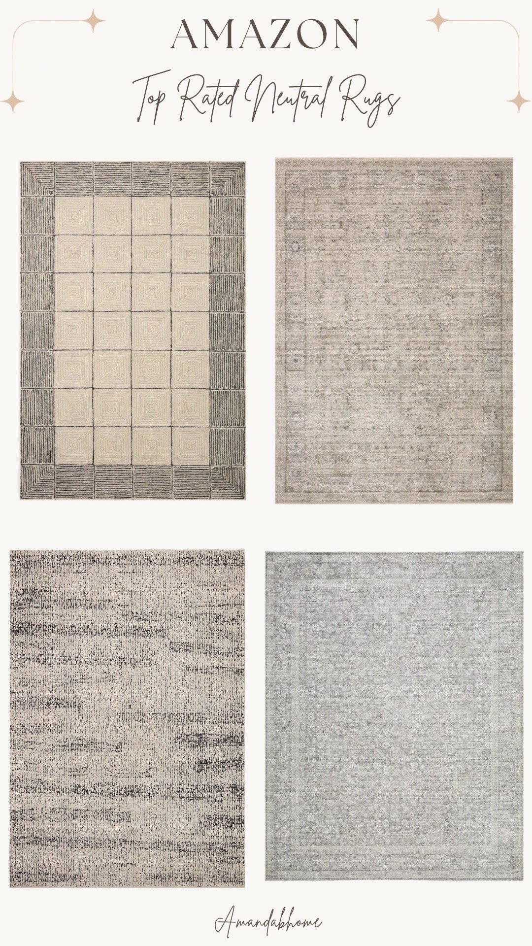 Top rated neutral rugs on Amazon!🙌✨

#LTKU #LTKHome #LTKSaleAlert