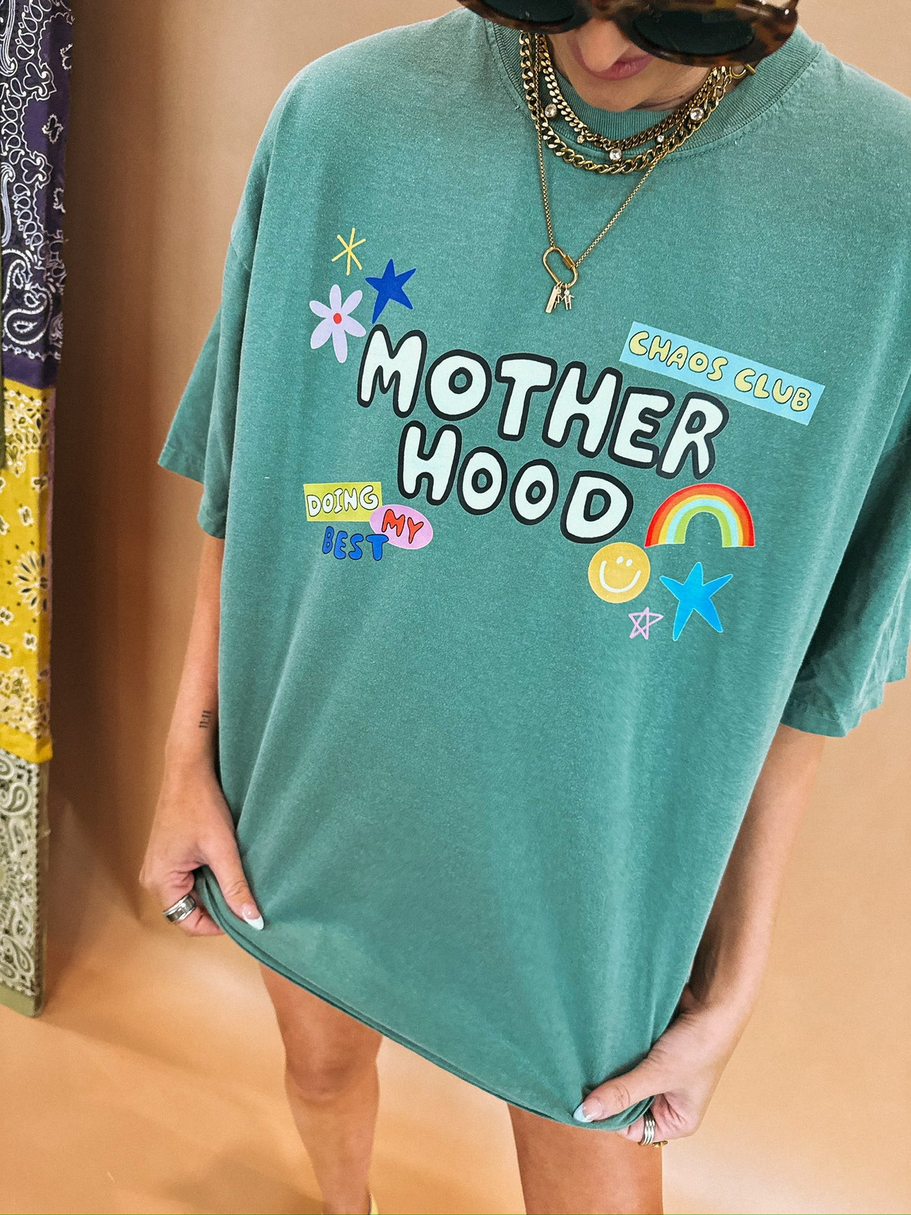 ETTA OG | all things motherhood graphic tee - green | Etta+East