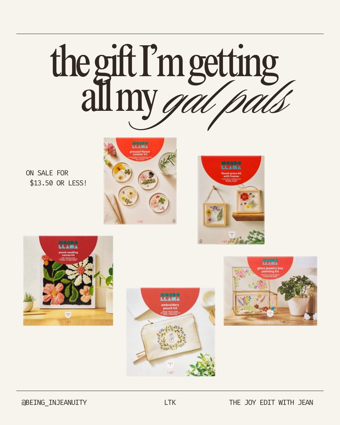 Give your girlies the gift of a crafternoon. There are so many options available on sale now for $13,50 or less!

#LTKHoliday #LTKmomlife #LTKGiftGuide