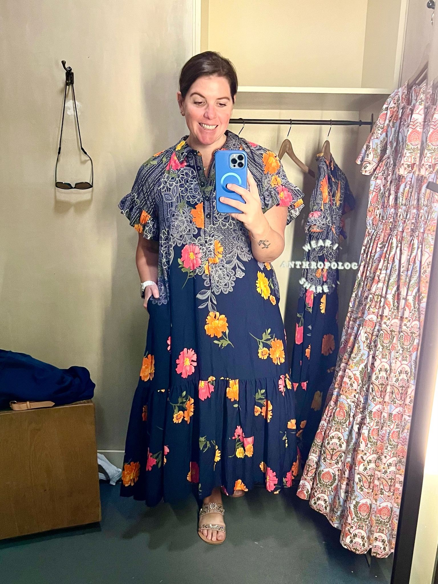 Let me tell you the love I have for this Anthropologie dress! I was drawn in the frost time I saw this dress and it’s another one that can be dressed up or down! This dress runs big, (I am in a small), so size down in this dress and I does come in a few different patterns! 

#LTKFind #LTKSeasonal #LTKstyletip