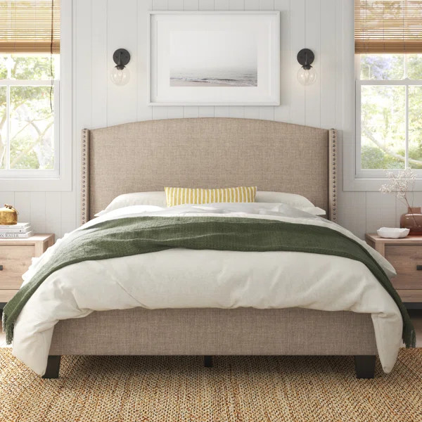 Dionis Queen Upholstered Low Profile Standard Bed | Wayfair North America