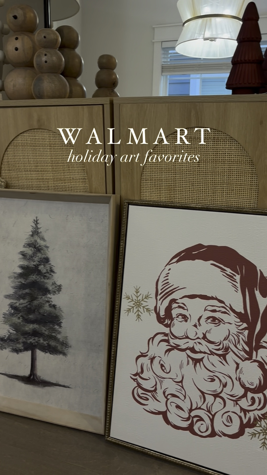 Holiday art from Walmart! These are so pretty and affordable! ❤️ 

#LTKHoliday #LTKCyberWeek #LTKWatchNow
