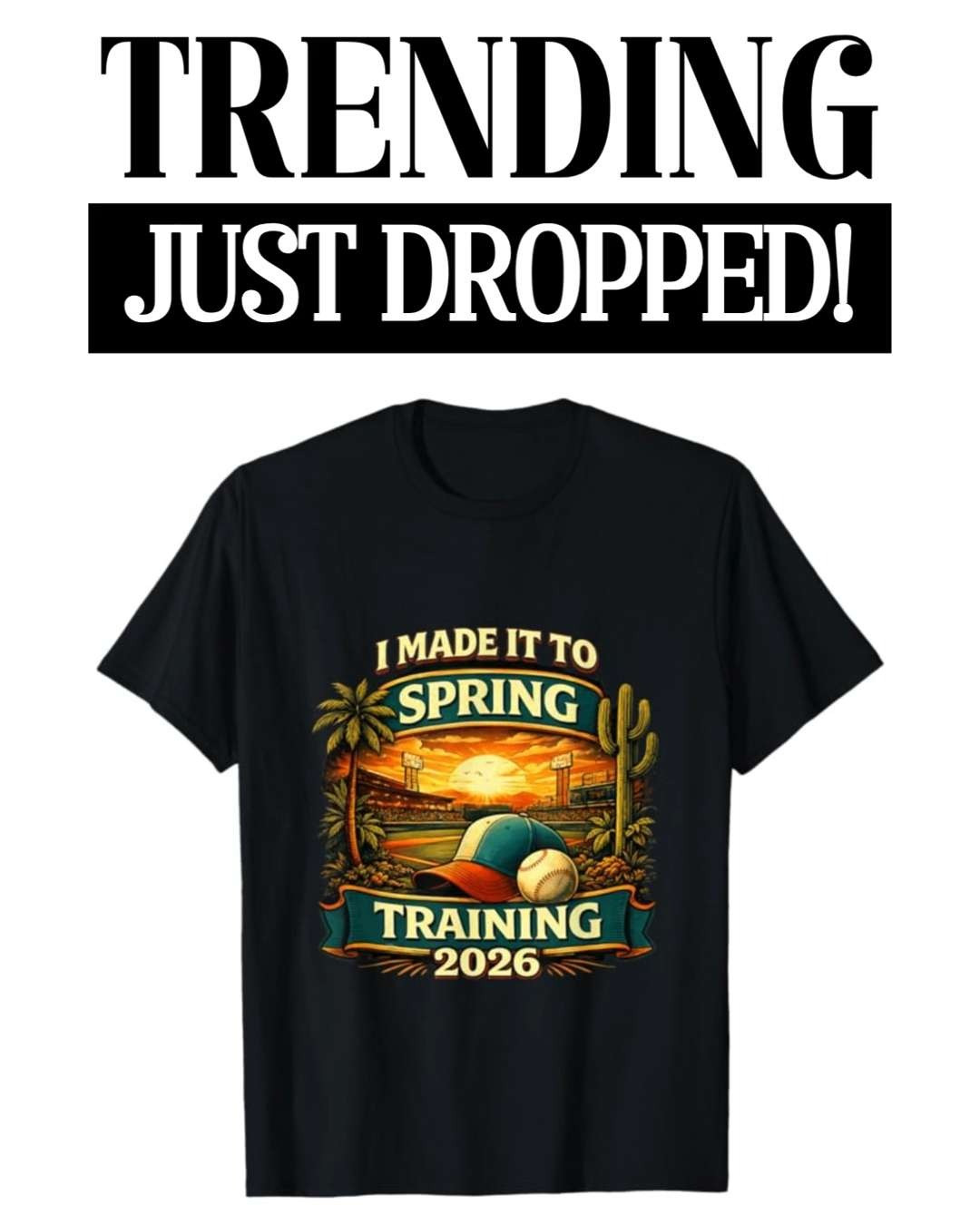 ⚾️ JUST DROPPED! ⚾️
Spring Training I Made It to Baseball is Back 2026 is HERE and it’s giving all the baseball vibes! 🙌 Perfect for game days, spring break trips, or just repping your love for baseball season in style. Super fun, bold, and a total conversation starter for any fan! 🔥

#LTKSeasonal #LTKSpringSale #LTKMens #LTKStyle #LTKFinds 

 #LTKSeasonal #LTKActive #LTKMens