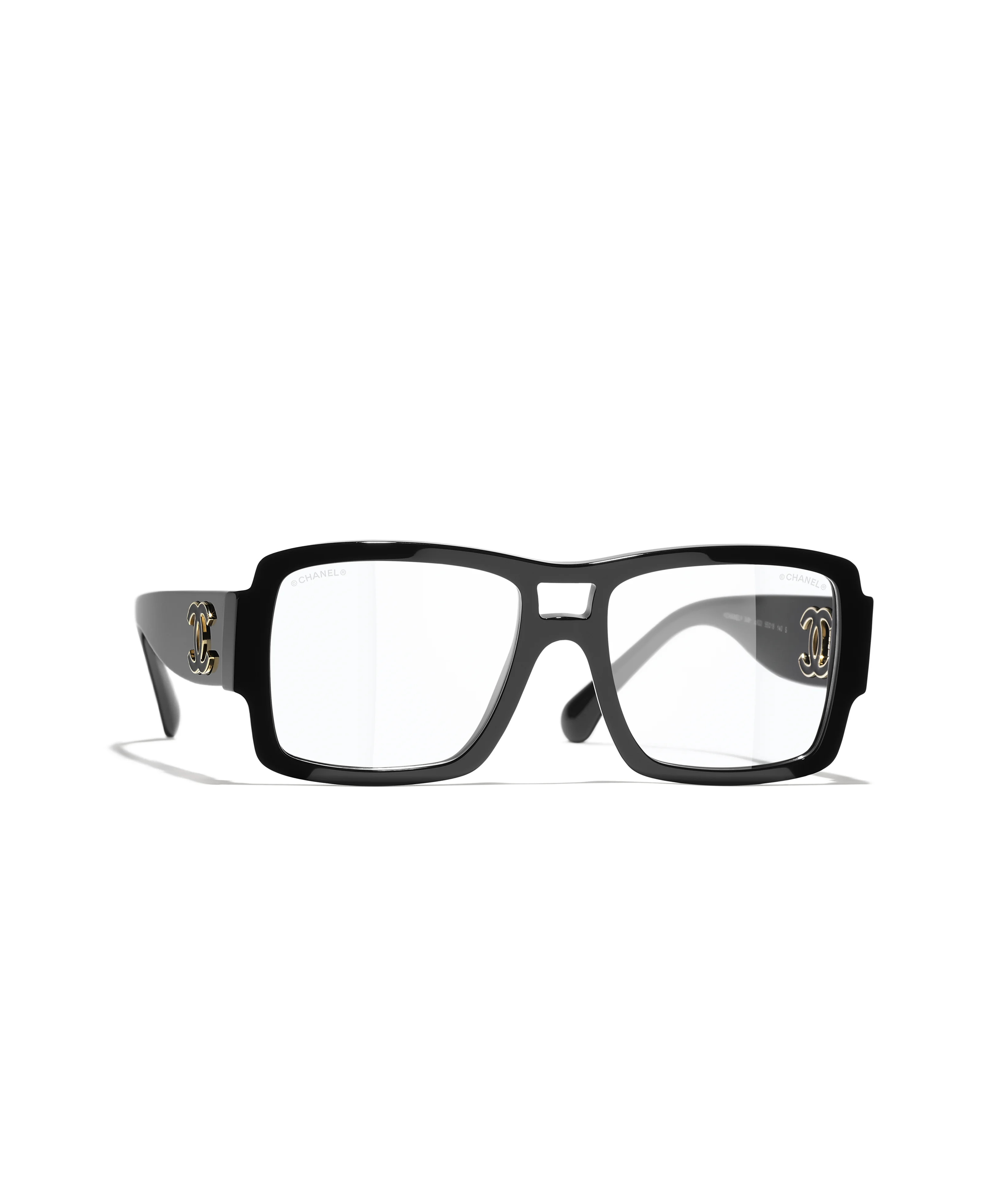 CHANEL Eyewear: Pilot Blue Light Glasses, acetate &mdash; Fashion | CHANEL | CHANEL | Chanel, Inc. (US)