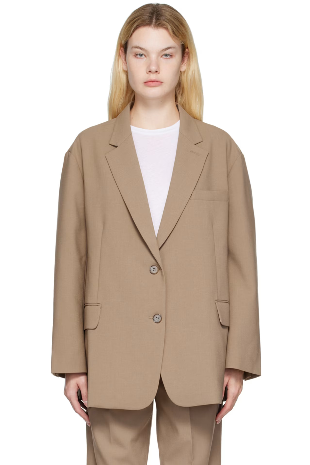 Beige Bea Blazer | SSENSE