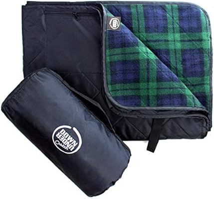 DOWN UNDER OUTDOORS Large Waterproof Windproof Extra Thick Quilted Fleece Stadium Blanket, Machin... | Amazon (US)