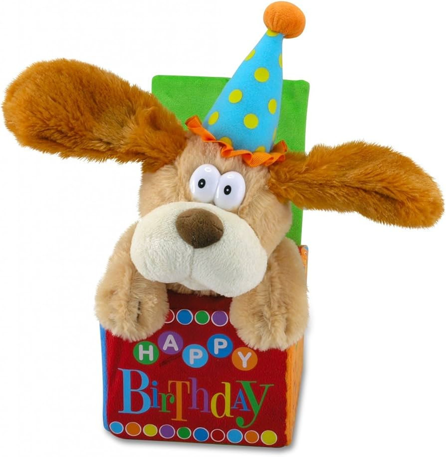 12" Flappy Birthday Animated Plush Puppy Dog Singing "Happy Birthday" | Amazon (US)
