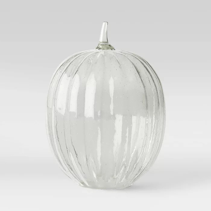Decorative Glass Seeded Pumpkin Figurine - Threshold™ | Target
