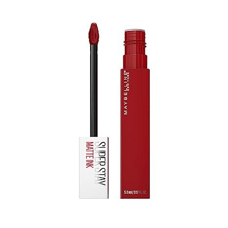 Maybelline New York SuperStay Matte Ink Liquid Lipstick, Spiced Edition, Exhilarator, 0.17 Ounce | Amazon (US)